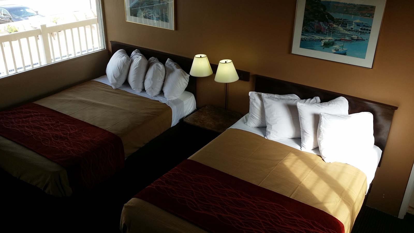 Two Double Beds at The Palms On Ocean & Foodmart
